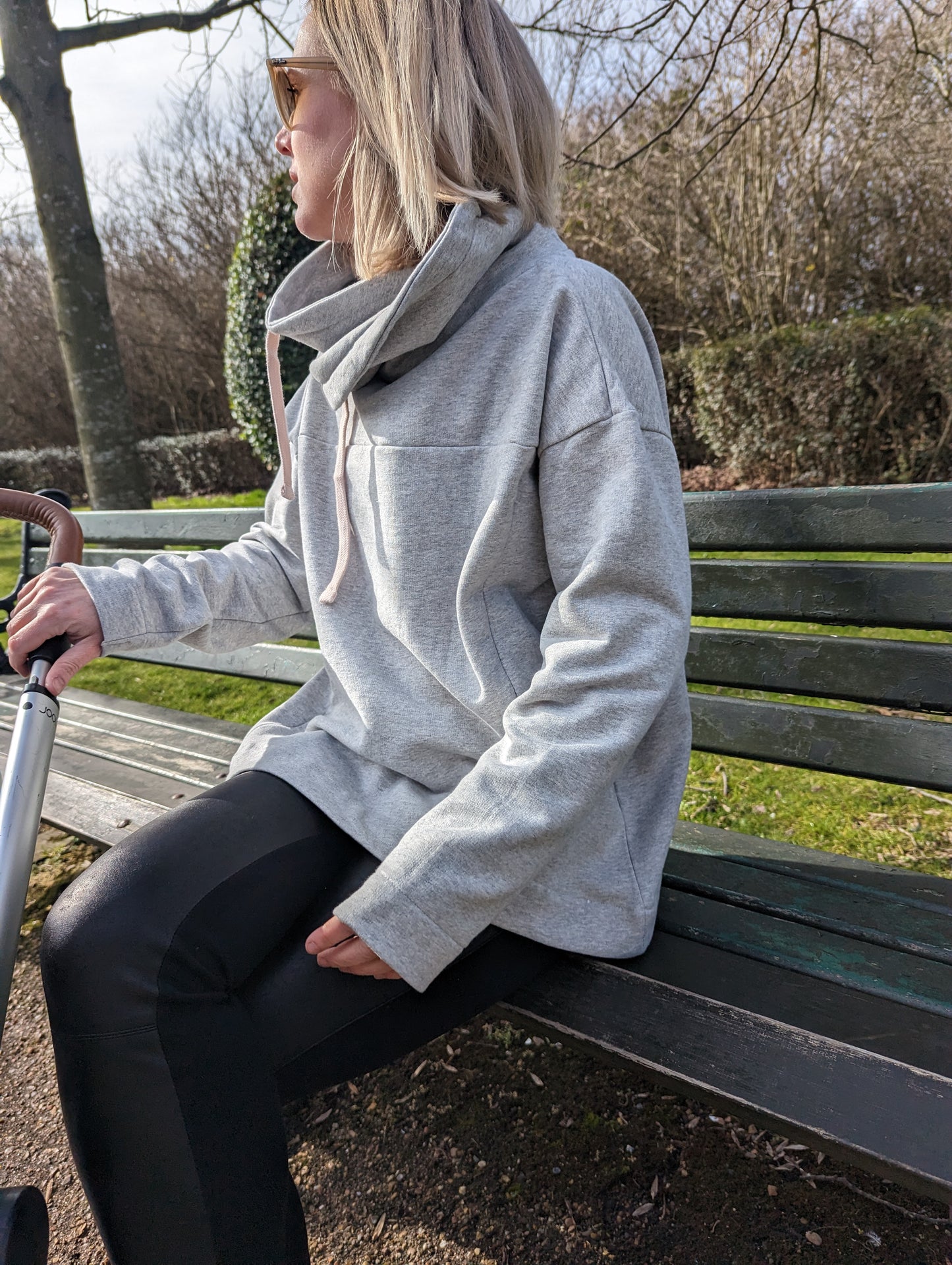 Wrap Neck Nursing Sweat